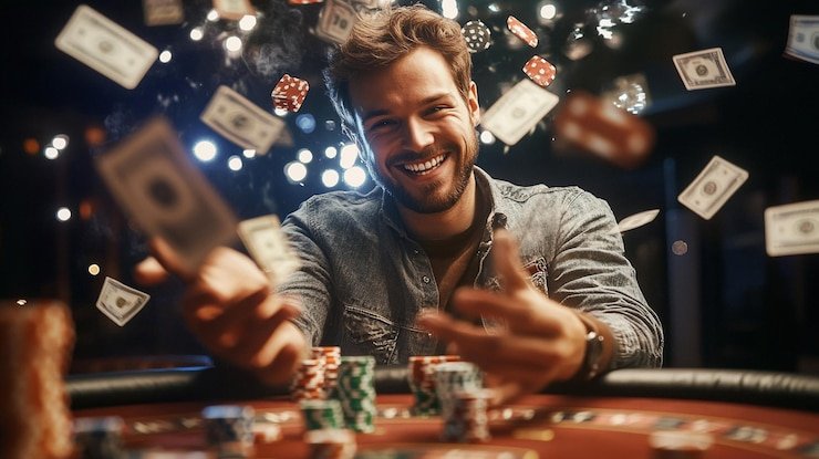 Tampilan Pool Rummy togel77 bernuansa neon